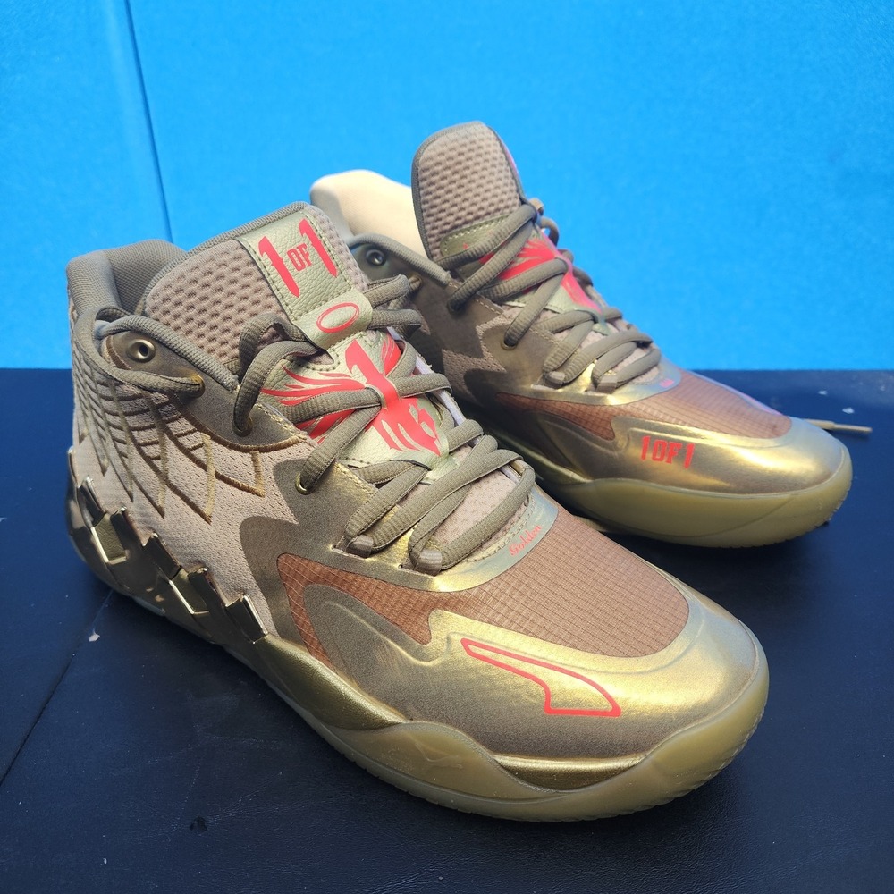 The Puma LaMelo Ball MB.01 Golden Child  Men's Size 12